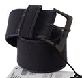 Women's Black Leather Wide Buckle Waist Luxury Belt