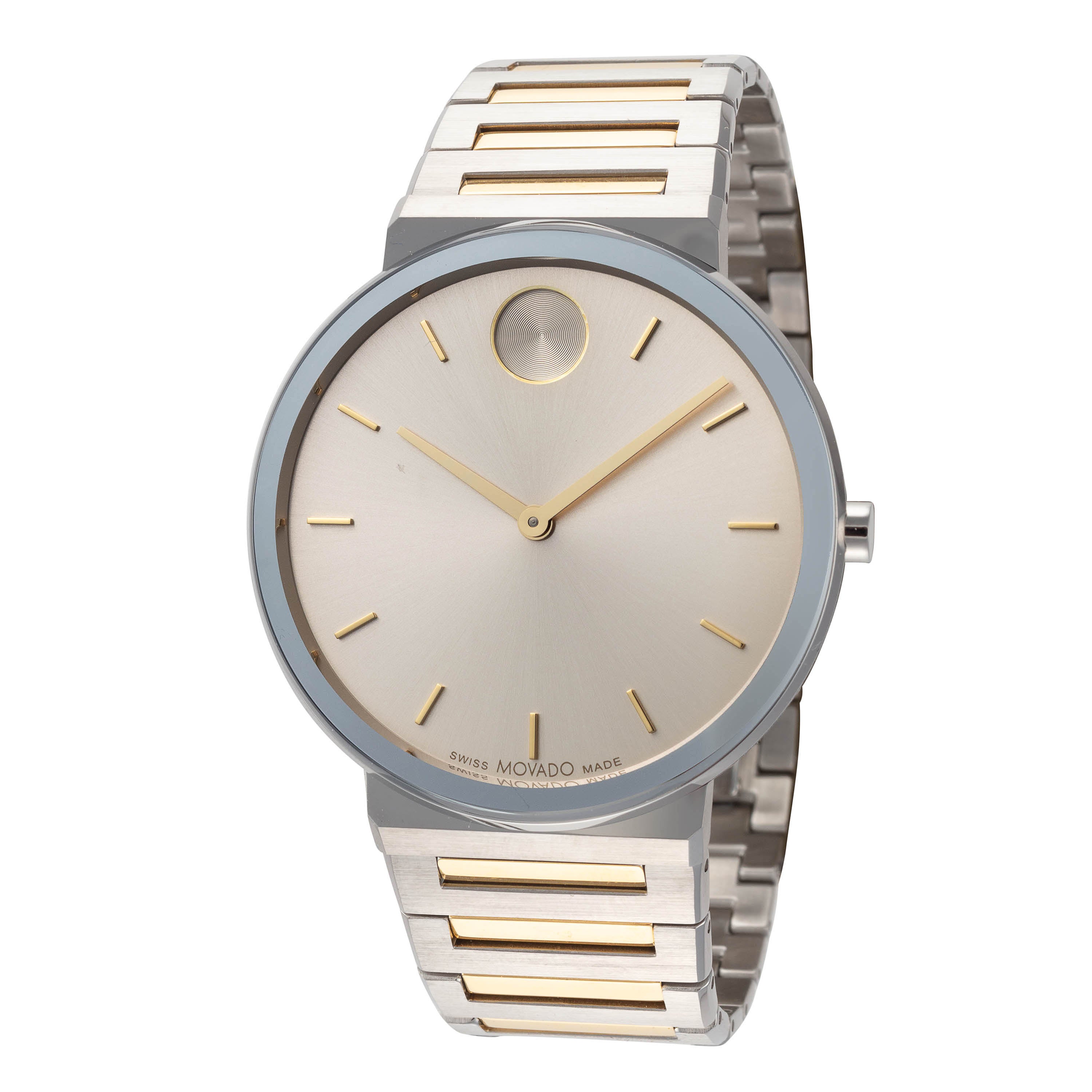 Preloved - Movado Two-Tone Bold Quartz Watch — Beige