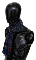 Men's Multicolor Wool Striped Unisex Neck Wrap Shawl Accessory