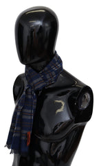 Men's Multicolor Wool Striped Unisex Neck Wrap Shawl Accessory
