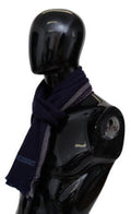 Men's Multicolor Striped Wool Unisex Wrap Fringes Scarf