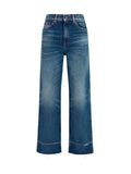Chloé Bootcut Cotton Jeans — Blue