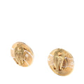 Gold Plated Horn Sellier Clip On Earrings
