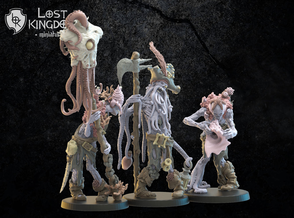 Deep Sea Zombies, Lost Kingdom Miniatures