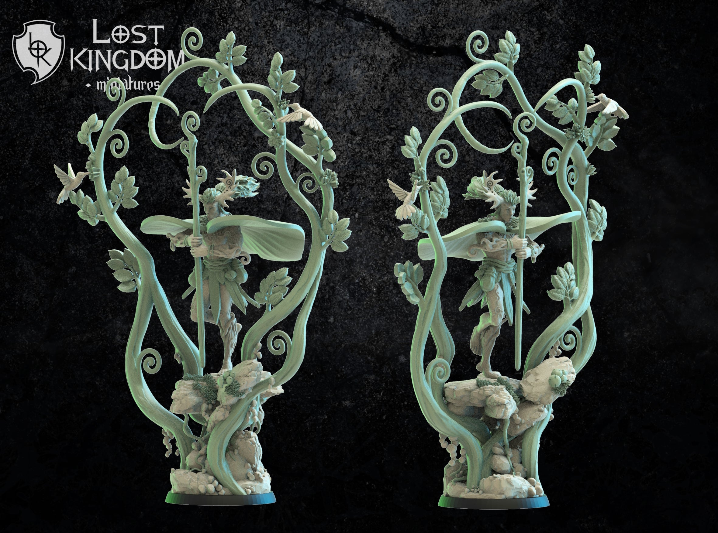 Tomoki, The Whistler, Great Druid, Lost Kingdom Miniatures
