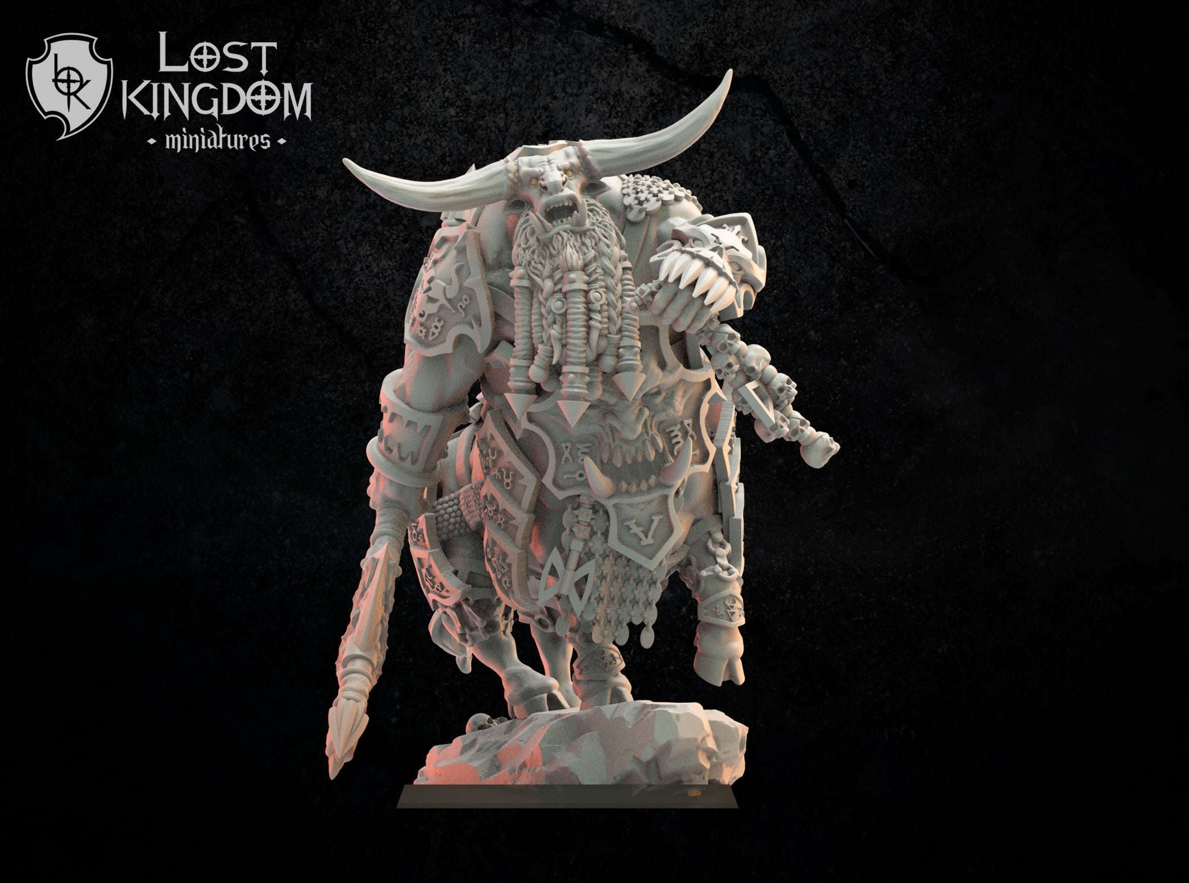 Hurgroth, Bul-Thaur Hero, Lost Kingdom Miniatures