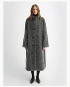 Parisian AffairCircle Long Fur Toggle Coat for Women