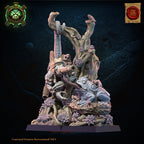 Kuaxotl Heroine with Tamasoluey, Lost Kingdom Miniatures