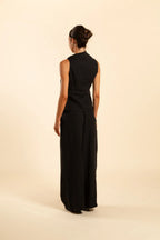 TOP CUELLO ALTO PM | NEGRO