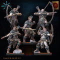 Barbarian regiment with bows, Lost Kingdom Miniatures