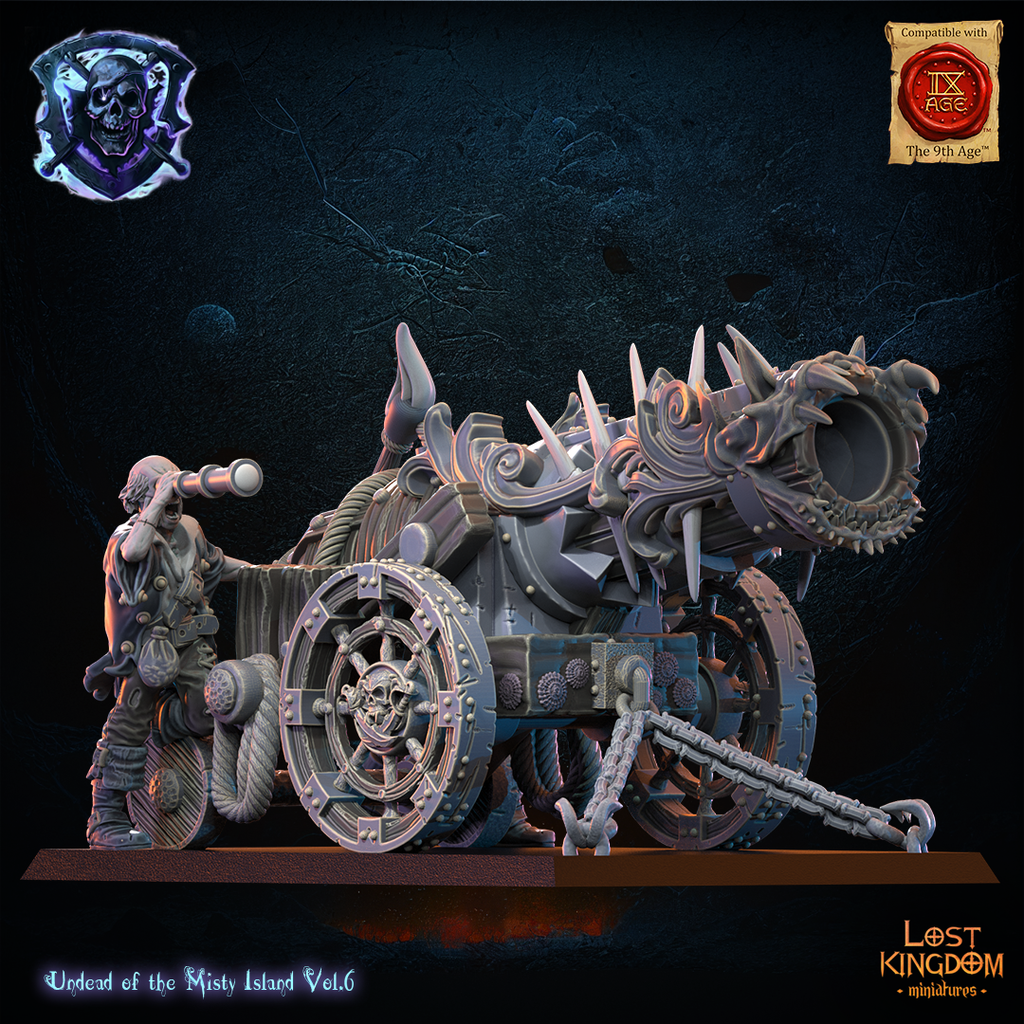 Trench Cannon, Lost Kingdom Miniatures