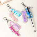 Personalizado Multicolor PU Cuero Portaplumas Insignia Carrete con Nombre Enfermera Accesorios Semana de la Enfermera Apreciación Regalo para Enfermeras Médicos