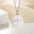 Personalizada Fantasía Dragon Rider Moon Night Collar con texto grabado Cumpleaños Aniversario Regalo de Navidad para las mujeres Bookworms amantes de los libros