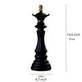 ArtZ® Chess Statue - Black Queen / Large
