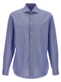 Borriello Cotton Oxford Shirt — Periwinkle