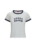 Kenzo Logo-Print Crew-Neck T-Shirt — White