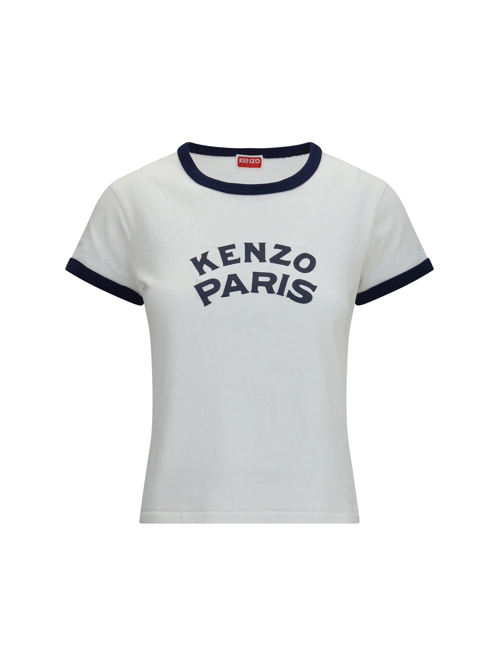 Kenzo Logo-Print Crew-Neck T-Shirt — White