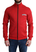 Men's Logo-Embroidered Cardigan Cotton Spandex Nylon