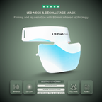 Máscara LED Infrarroja Profesional Cuello y Escote - 850nm Silicona de Grado Médico