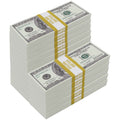 $150,000 BLANK FILLER 2000 Series Stacks By Prop Money Inc.