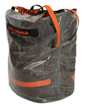 Men's Mixed-Fabric Tote Gray Cotton Elastane Nylon