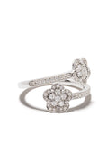 Pasquale Bruni Diamond Flower Ring — White