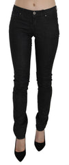 Women's Black Low Waist Skinny Casual Denim Jeans Cotton Clothing