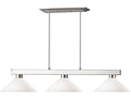 Z-Lite Cobalt Brushed Nickel & Matte Opal Light