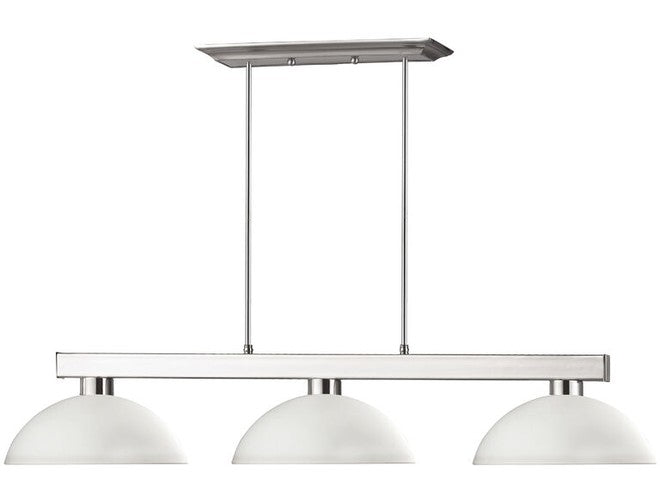 Z-Lite Cobalt Domed Matte Opal Light