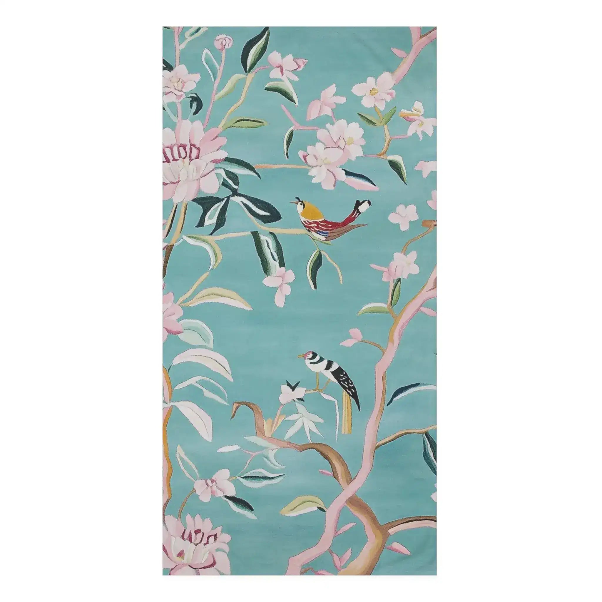 Floral Birds Bath Towel