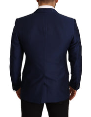 Men's Navy Blue Slim Fit Jacket Martini Blazer Light Virgin Wool Clothing