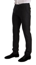 Men's Gray Wool Martini Slim Fit Set Suit
