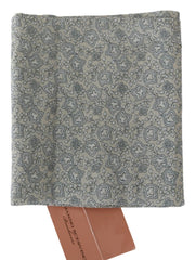 Women's Beige Blue Belt Wrap Beachwear Waist Cotton