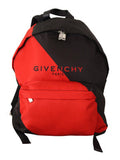 Men's Red & Black Nylon Urban Backpack And