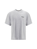 Represent Logo-Printed Cotton T-Shirt — Gray