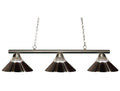 Z-Lite Sharp Shooter Brushed Nickel with Ribbed Glass Light