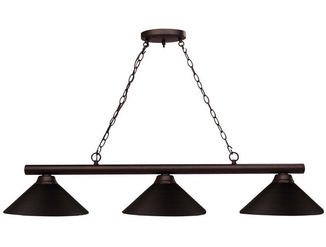 Z-Lite Shooter Bronze Finished Pool Table Light