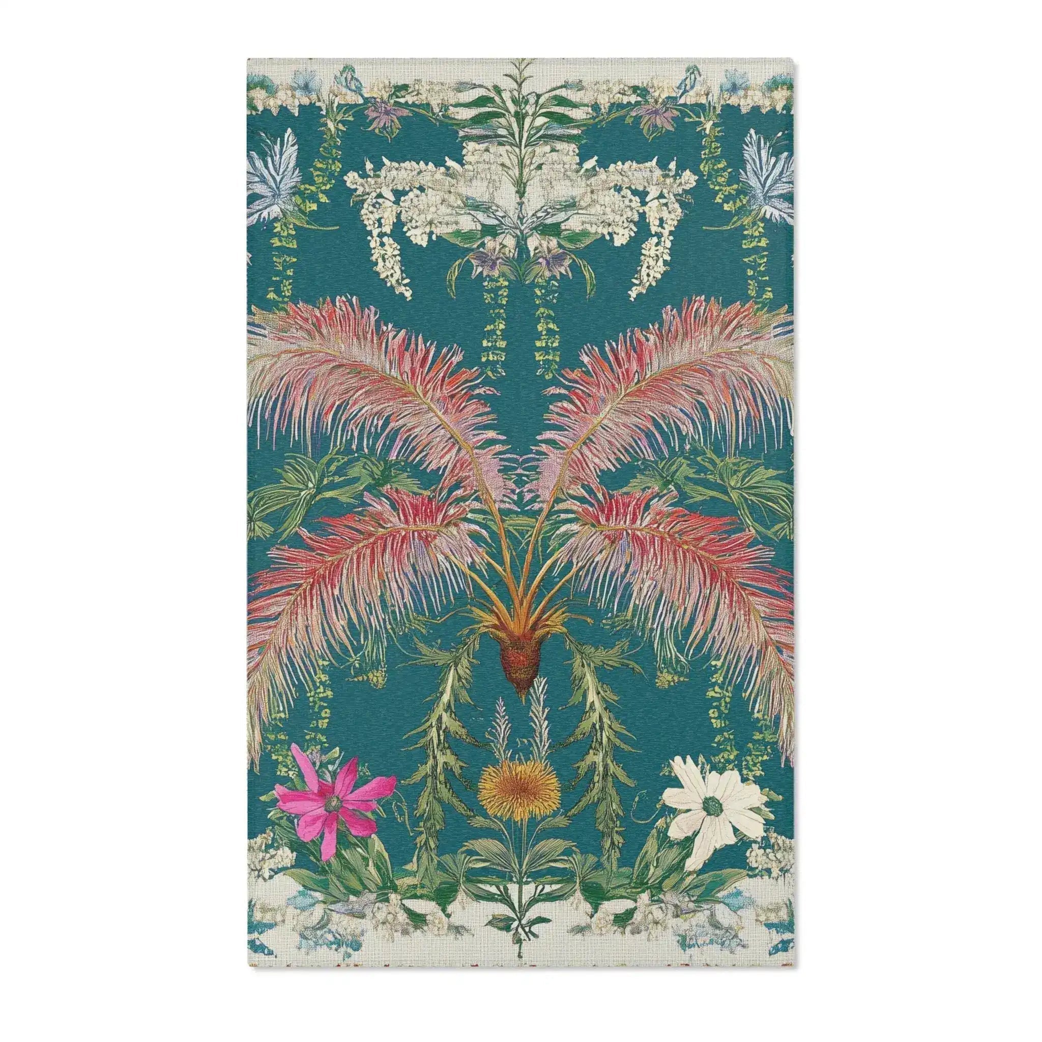 Crimson Palm Reverie Accent Rug