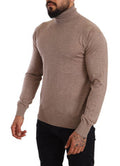 Men's Cashmere Turtleneck Brown