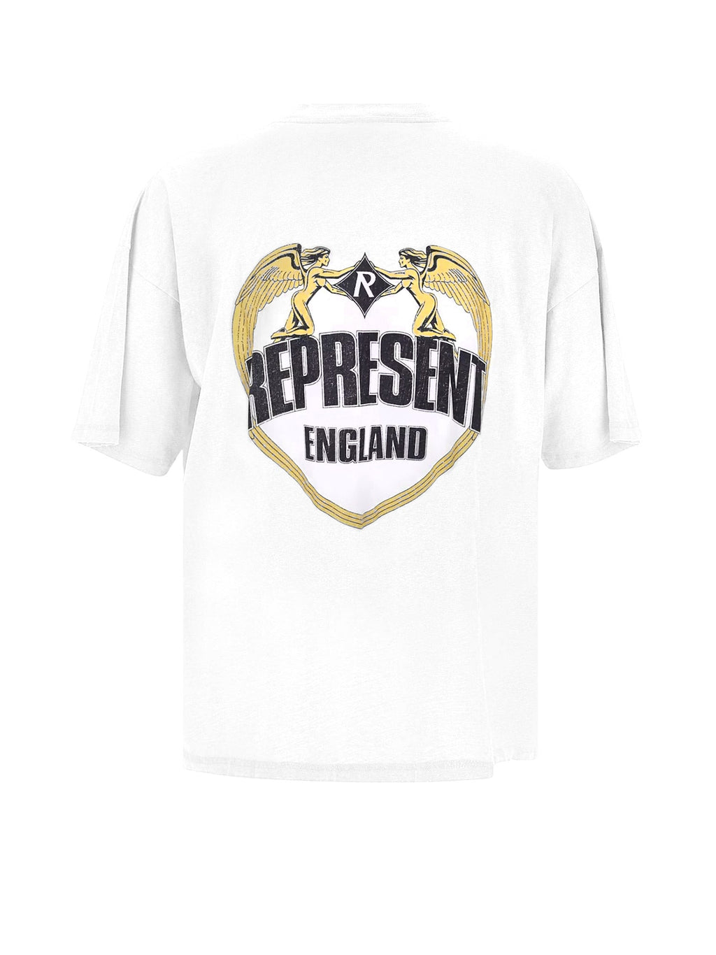 Represent T-shirts and Polos Washed Ecru Cotone
