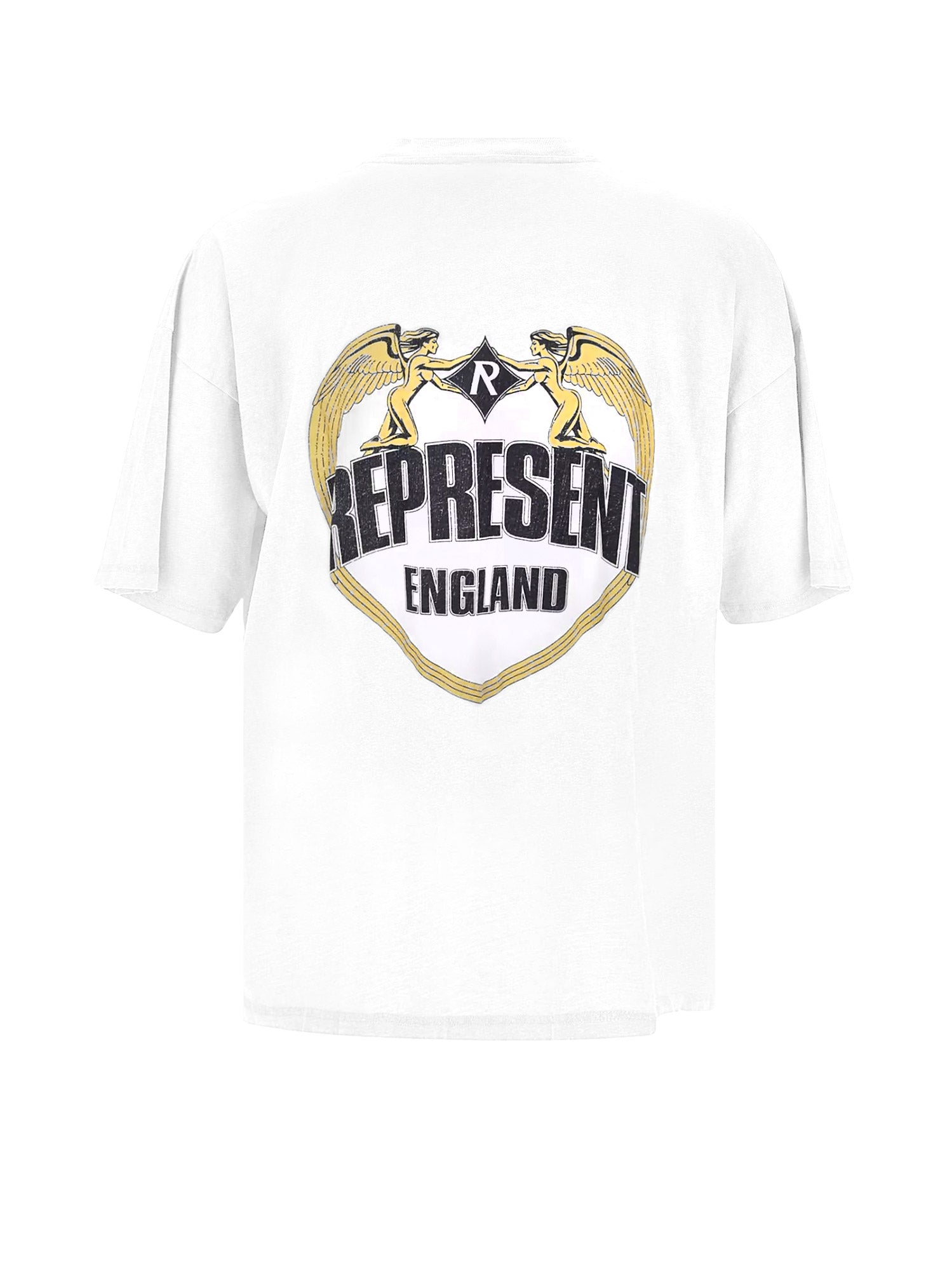 Represent T-shirts and Polos Washed Ecru Cotone