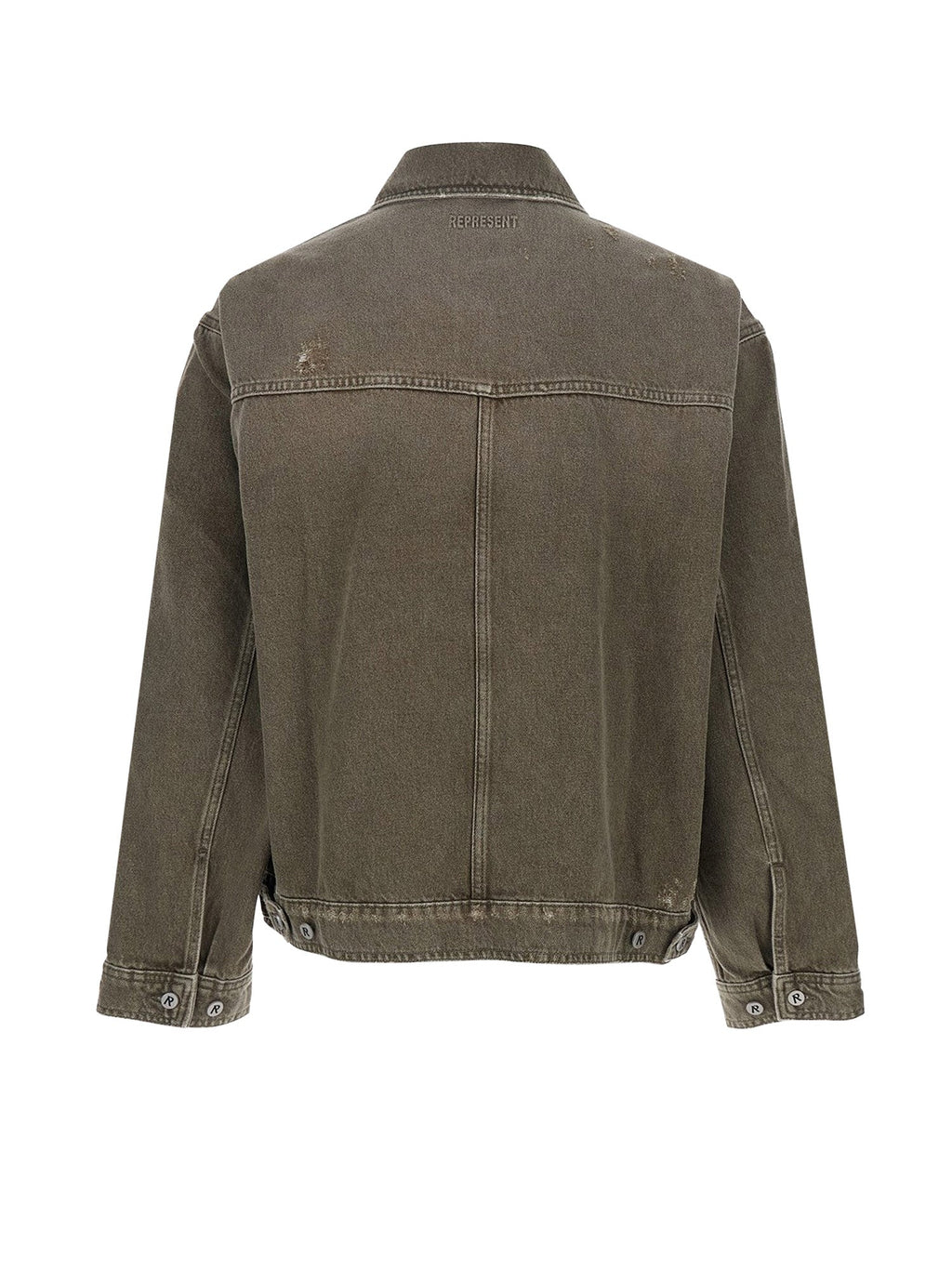 Represent Jackets Washed Olive Cotone - M