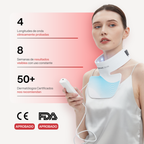 Máscara LED Infrarroja Profesional Cuello y Escote - 850nm Silicona de Grado Médico