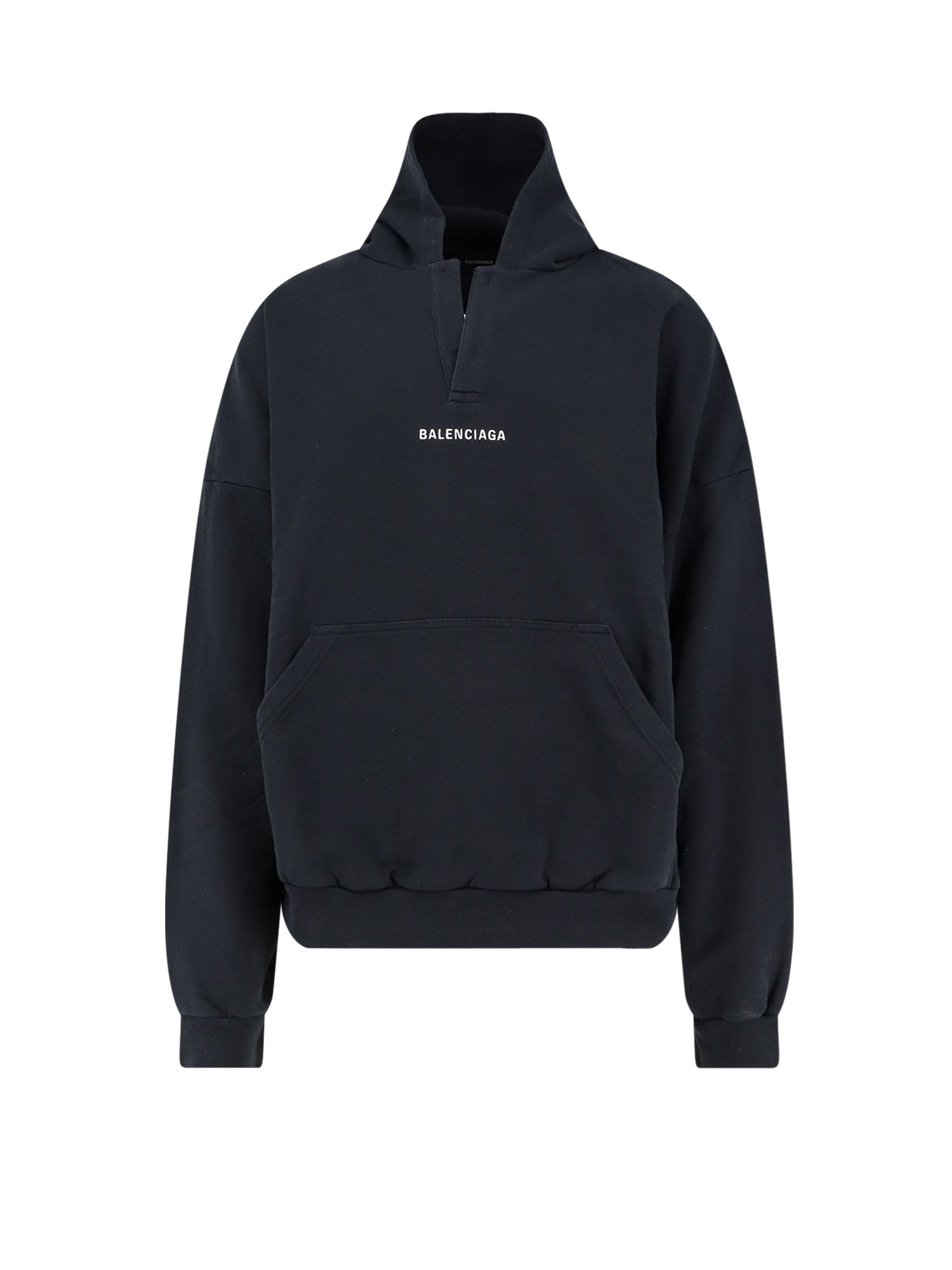 Balenciaga Sweaters Faded Black/white Cotone - 38