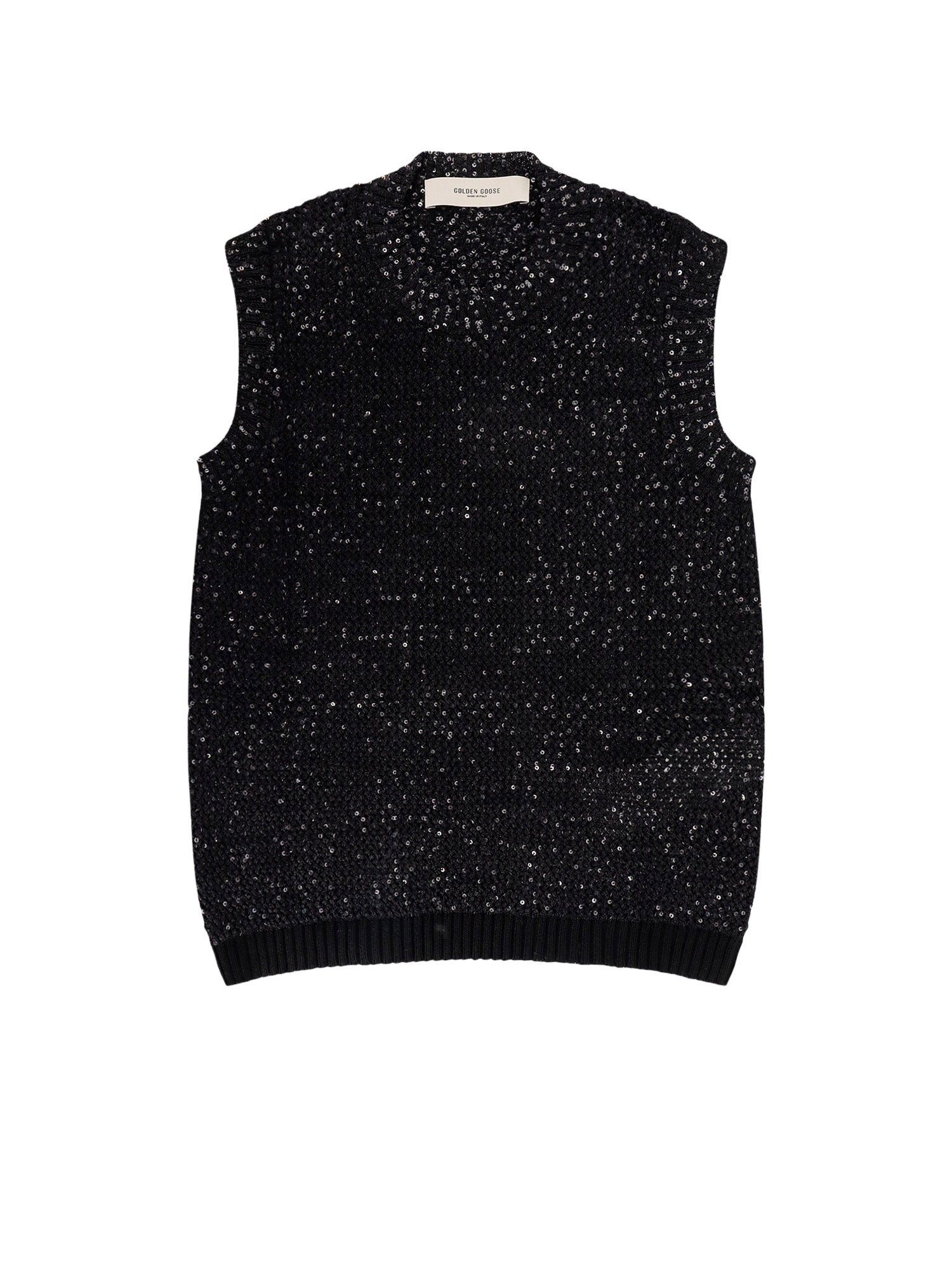 Golden Goose Sweaters Black Poliammide Cotone Elastan