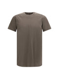 Rick Owens Cotton Crew Neck T-Shirt — Gray