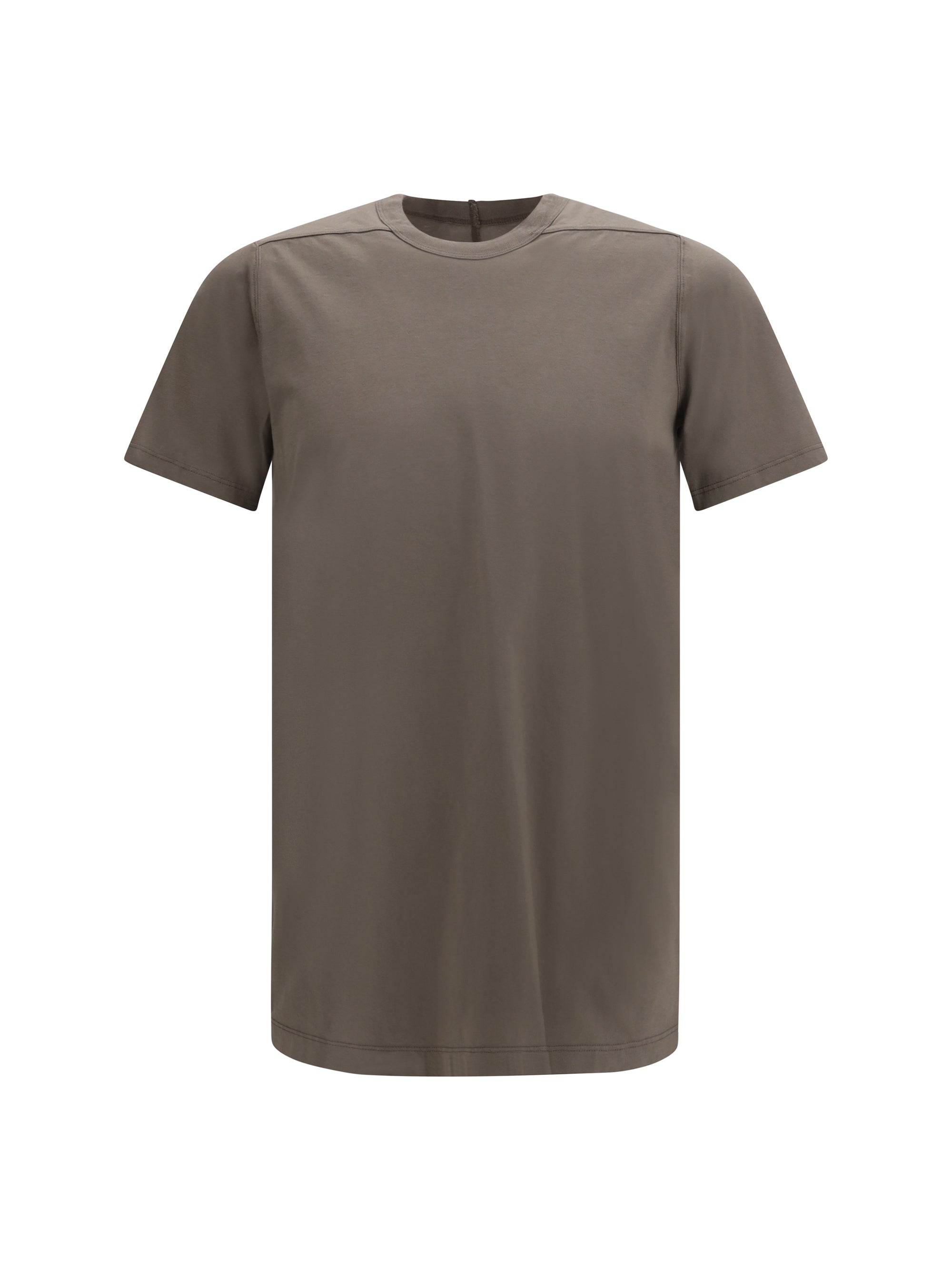 Rick Owens Cotton Crew Neck T-Shirt — Gray