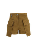 Pinko Kiwi Cargo Shorts — Bronze