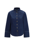 7for Denim Shirt — Navy