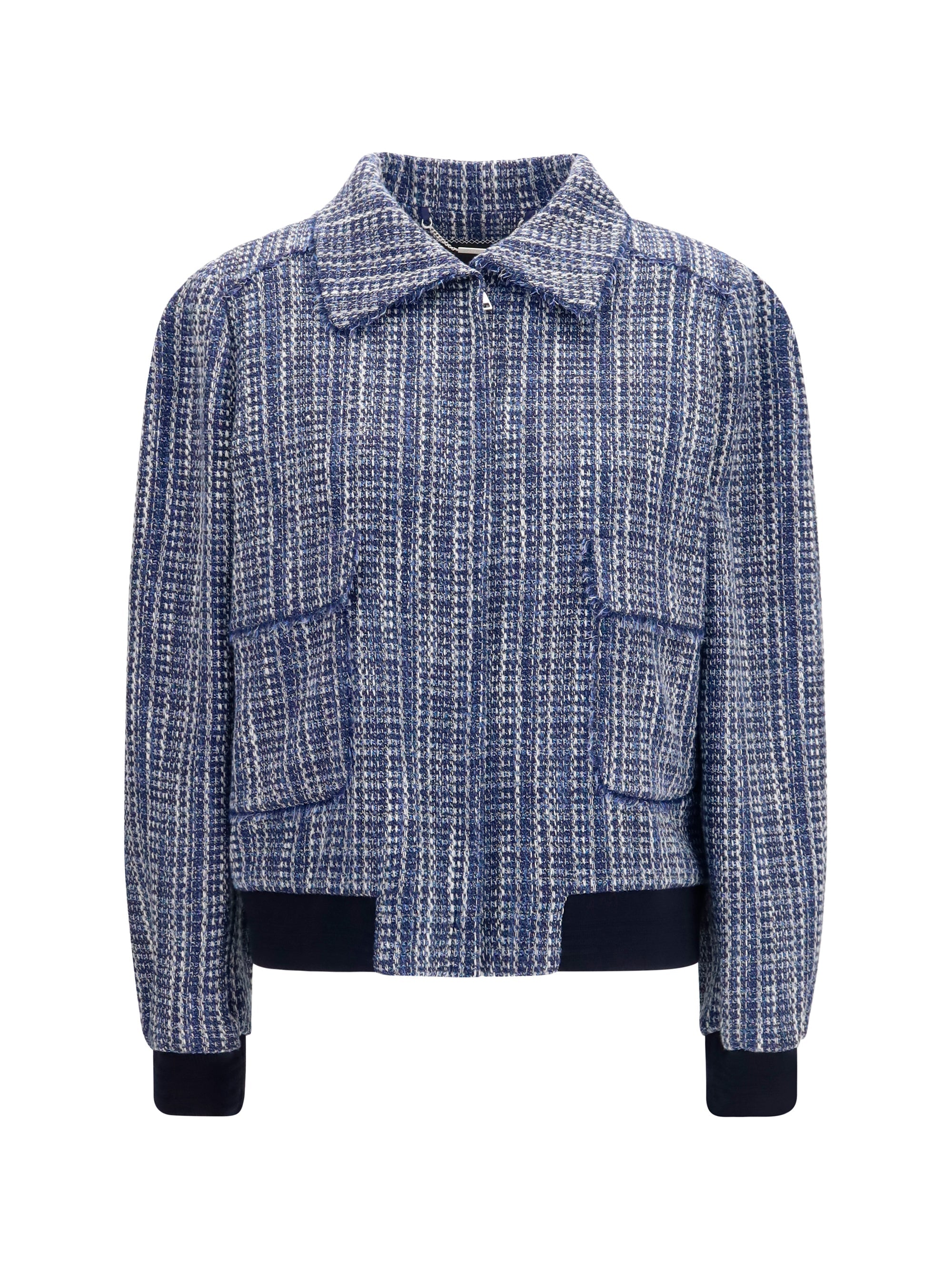 Kiton Tweed Jacket — Blue